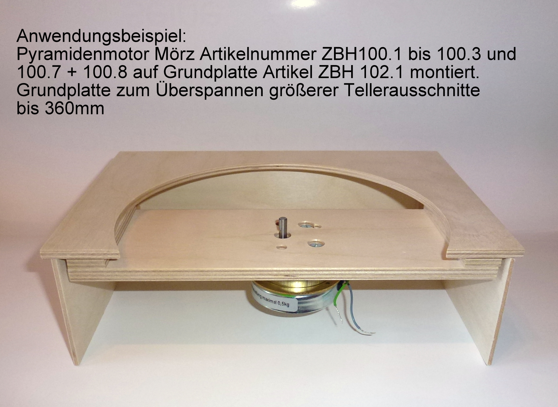 Befestigungsset für Mörzmotoren - mit Schlauchkupplung