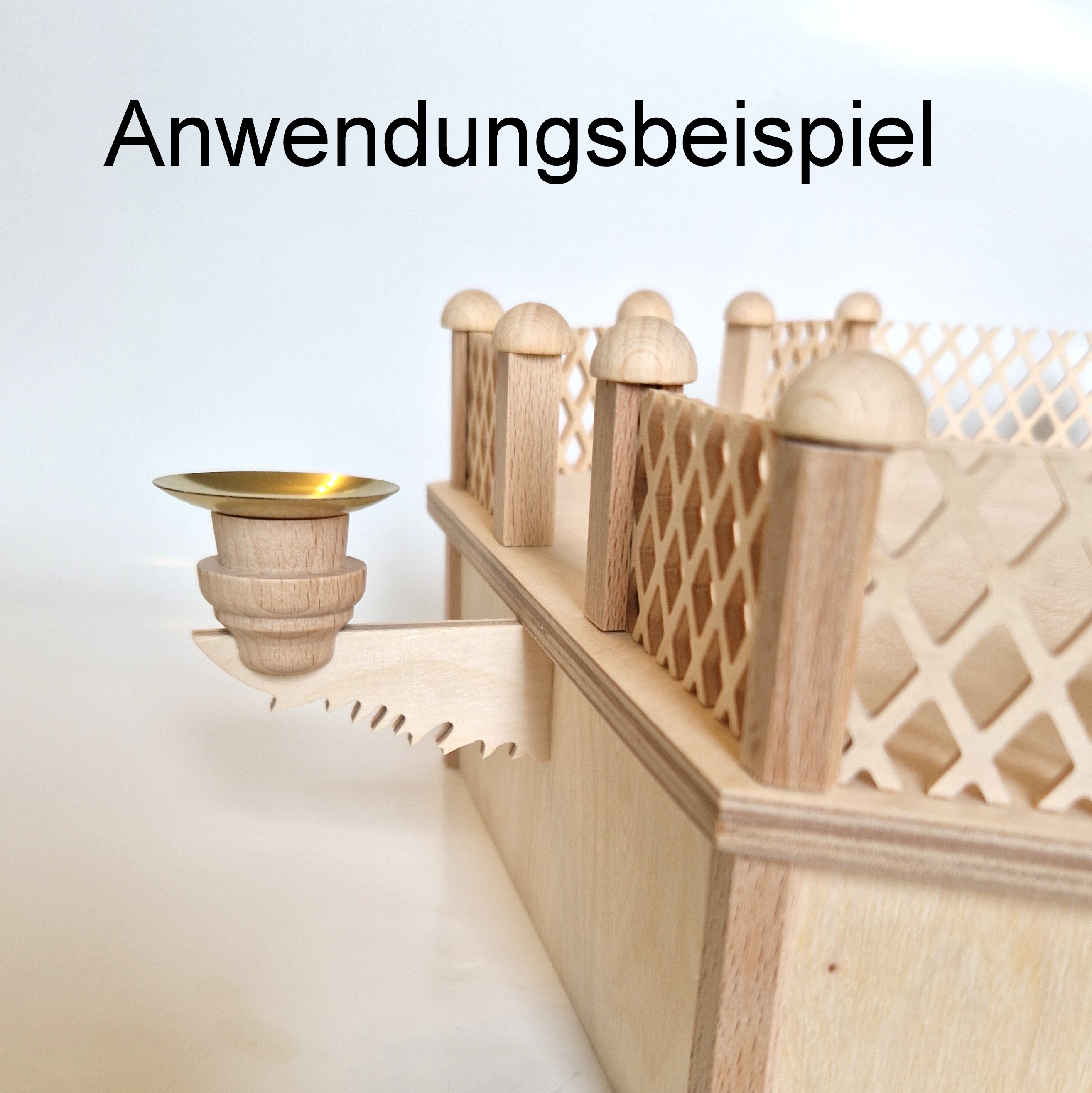 Lichtertüllenhalter Zweigform