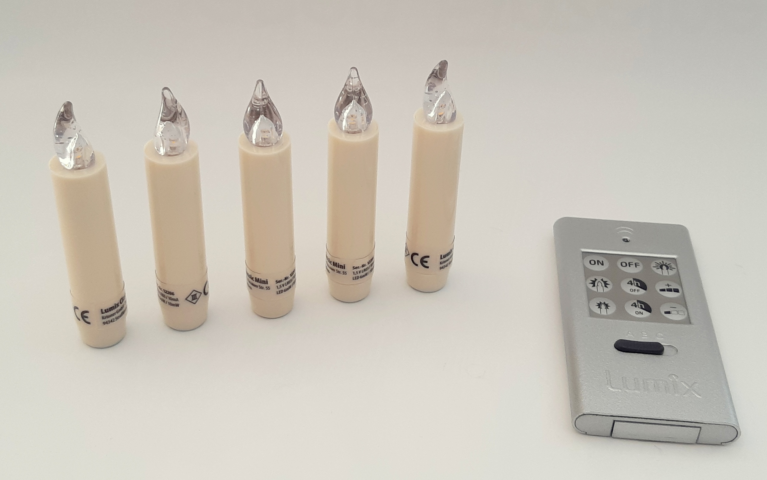 Kabelloses LED-Kerzenbasisset mit Fernbedienung
