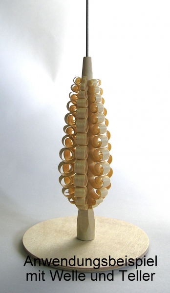 Spanbaum als Pyramidenwelle