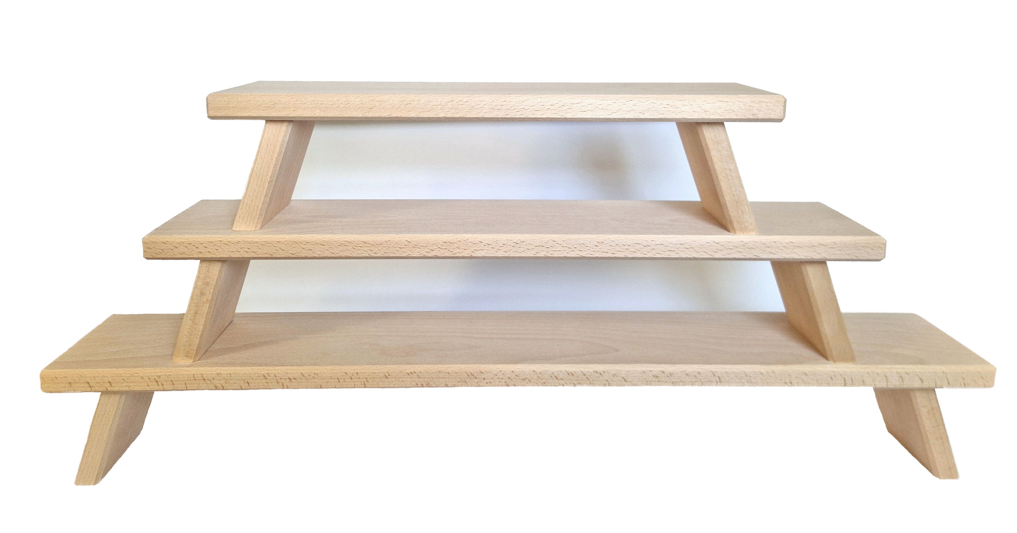 12cm breite Unterbank für Schwibbögen - Buchenholz